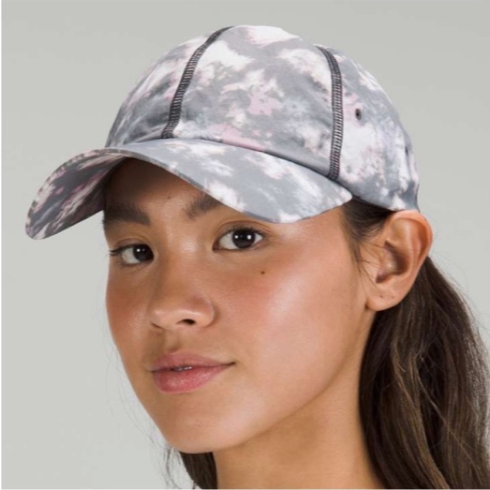 Lululemon Tie-Dye Baller Adjustable Strap Cap One Size Grey Tie Dye